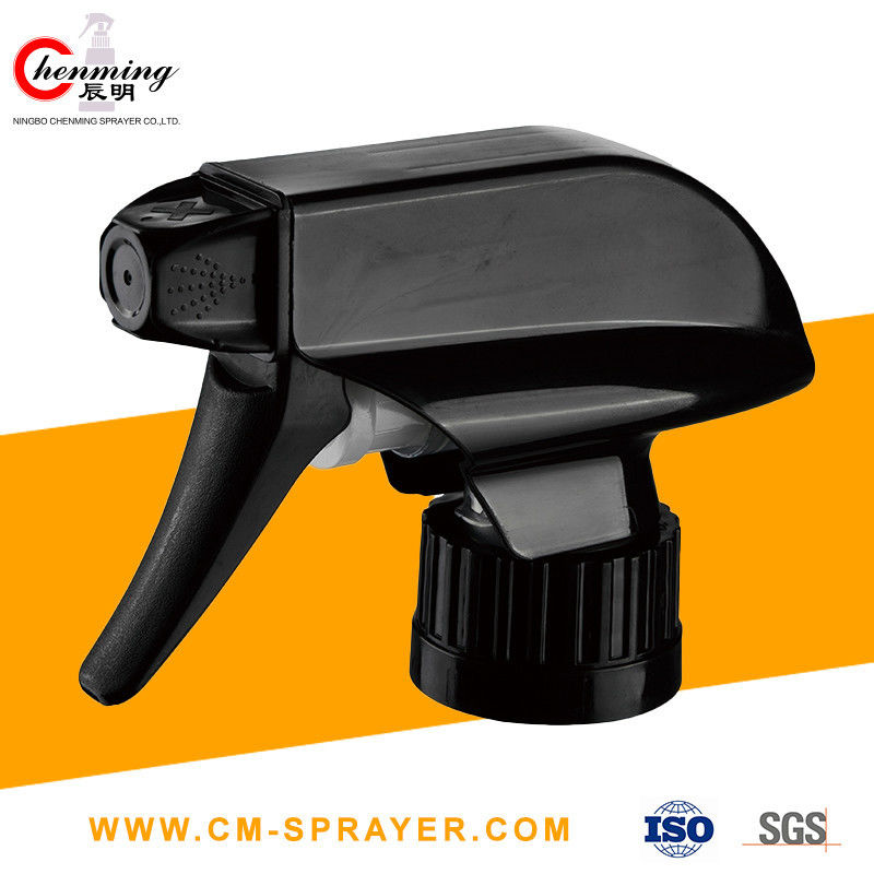 Black Fine Mist Trigger Sprayer Pump 28/410 Black Ratchet Sprayer 0.12CC Cuci Mobil