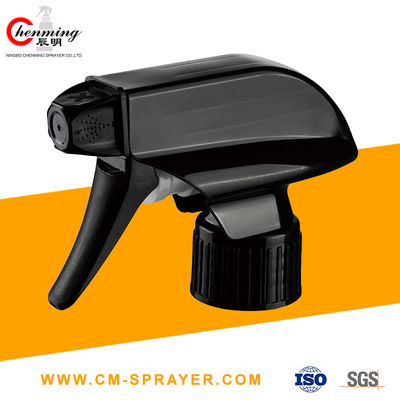28-400 28/410 Plastik Pemicu Sprayer Air Hitam Kabut Halus Tutup Botol Nozzle Dapat Disesuaikan Anti Bocor