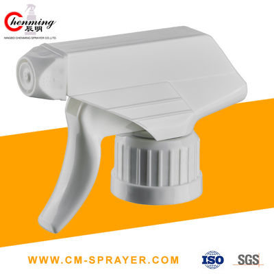 Good price PP Plastik Ribbed Rok Ratchet Trigger Sprayer 28/410 28-400 Hitam Putih Transparan on line
