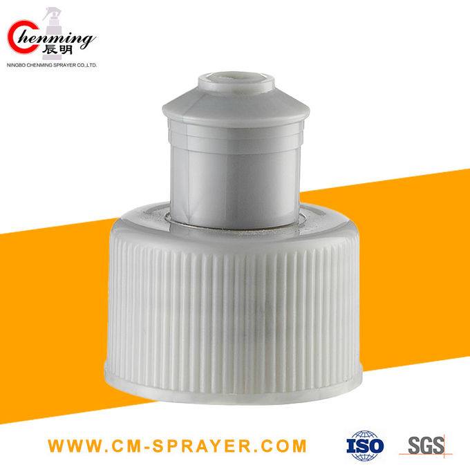 Tutup Botol Plastik Dorong Tarik Air 33mm 30mm 24mm 28mm Sekrup Atas 1